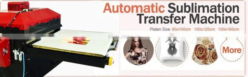 High Quality Large Format Pneumatic Double Station Heat Press Transfer Machine