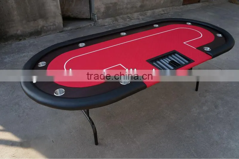 84"Texas Holdem Poker Table With High Speed Cloth