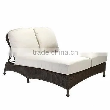 Light folding double beach bed chair for two person