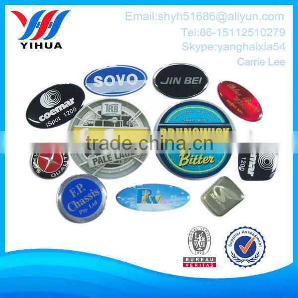 Custom plastic easy button with pin