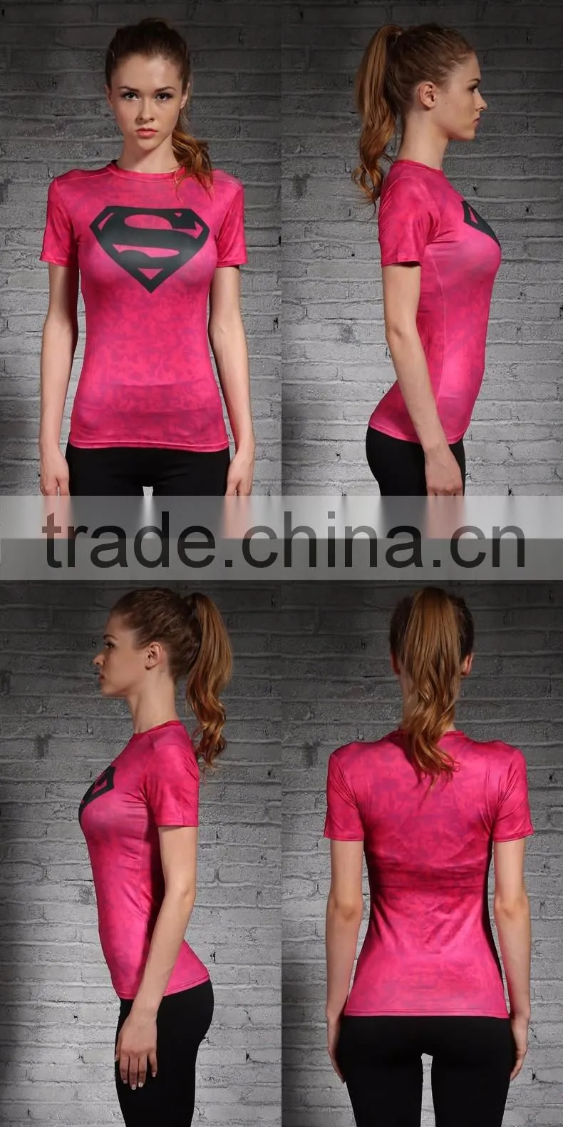 (OEM FACTORY/Trade Assurance)wholesale women custom compression wear athletic sports wear
