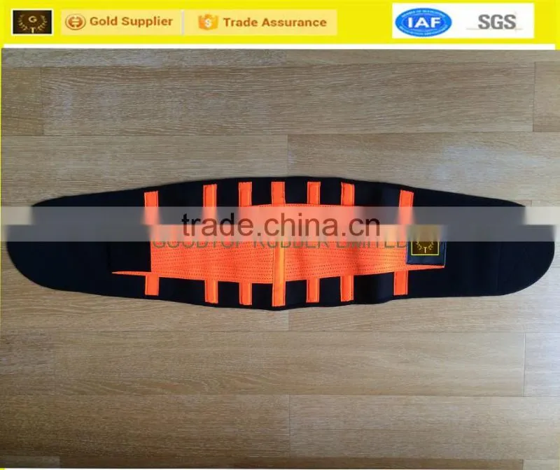 Adjustable lower waist trimmer back lumbar support belt OEM