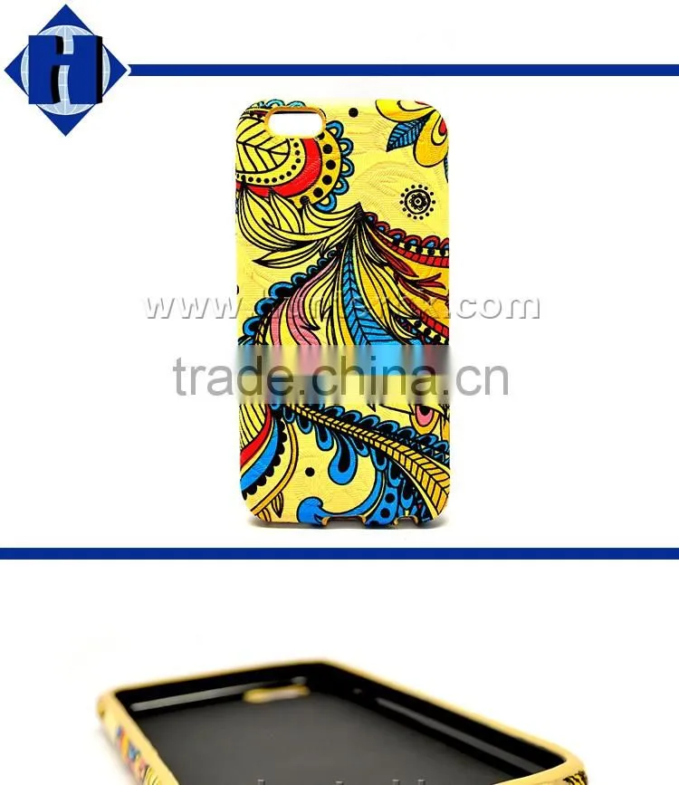 Popular Aztec Design For iPhone6 Leather PC Case