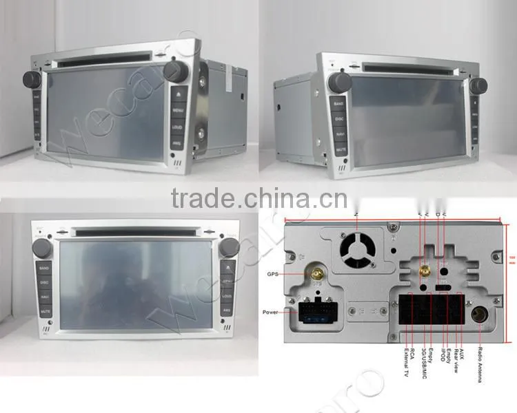 Wecaro android 4.4 car dvd player with reversing camera