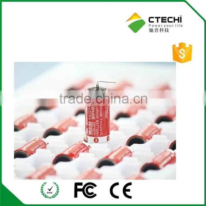 100% hg free ER17/33 1600mah battery maxell brand