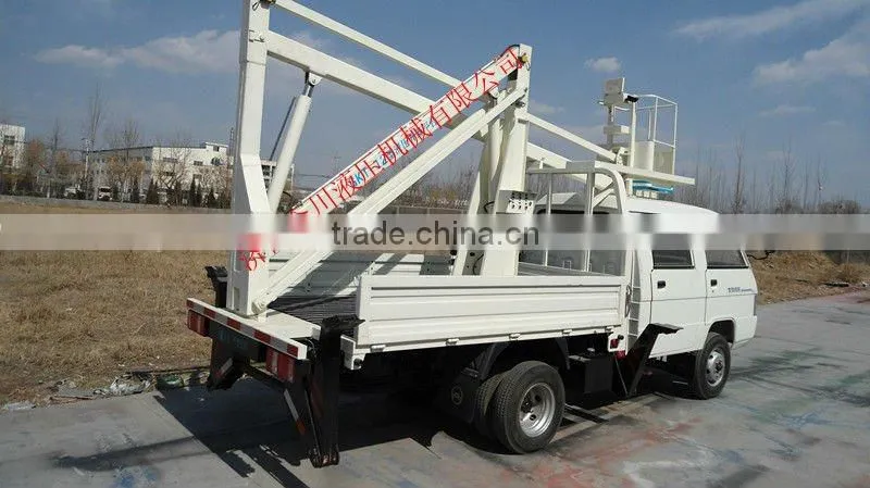 High quality vehicular self-propelled articulated work platform/hydraulic vehicle mounted boom lift platform