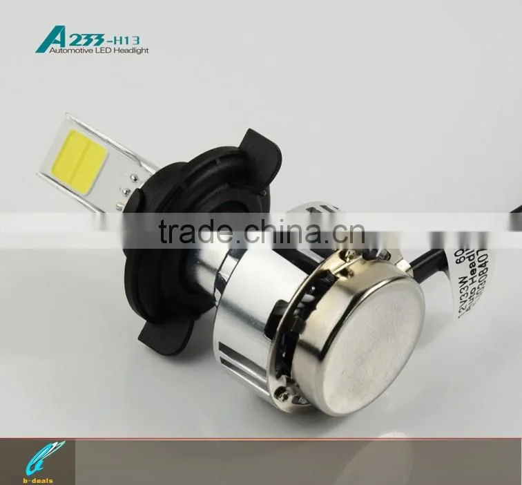 B-deals factory price super bright A233 h13 led headlight bulb h13 cob led chips headlight