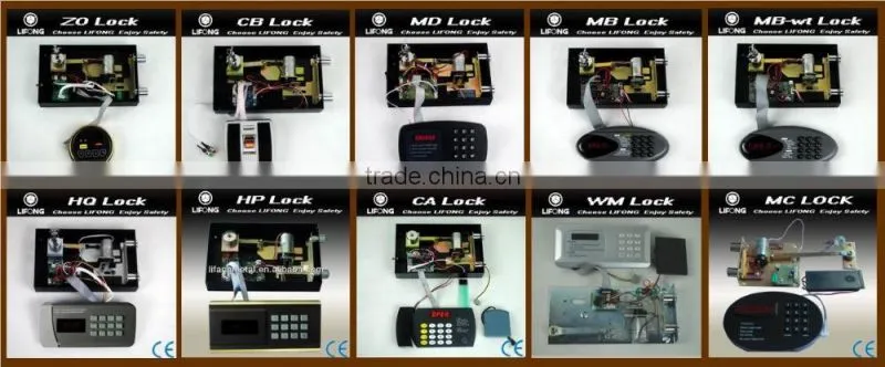 small lock for boxes,fingerprint digital safe lock,key coffre fort lock