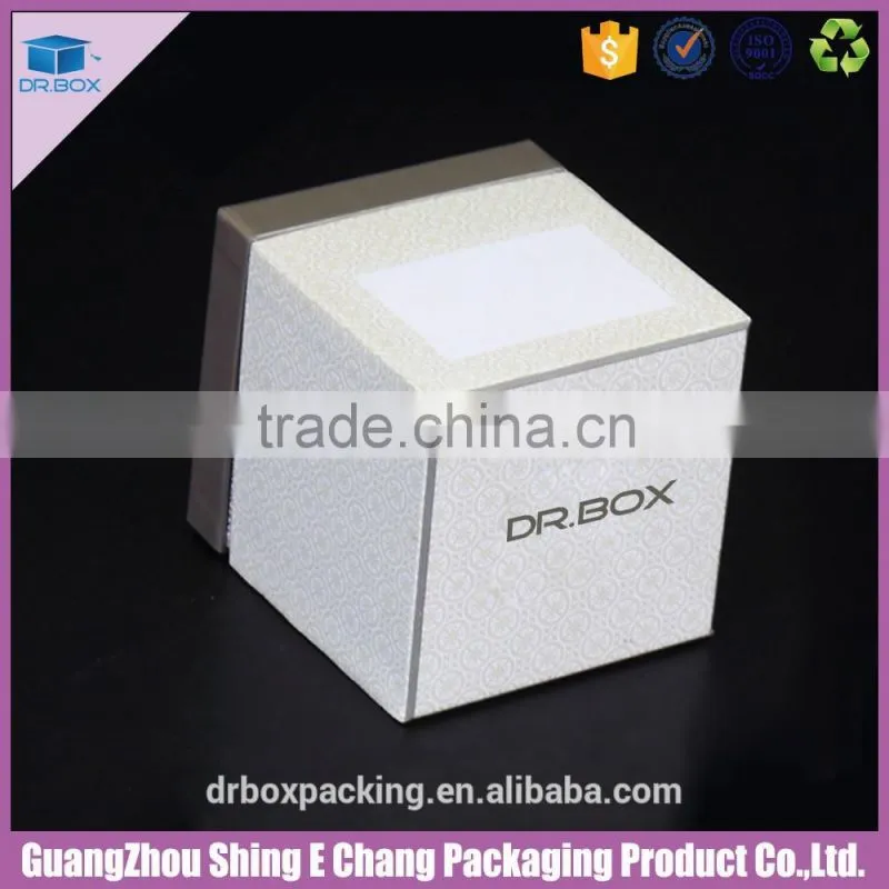 Customized wholesale elegant hand made cardboard candle packaging boxes