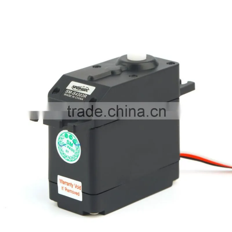 Spring SM-S4303R Large Continuous Rotation 360 Degree Plastic Servo for Robot