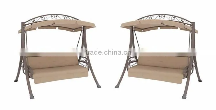 Multifunctional Outdoor Swing Chair Garden Steel Kid's Patio 4 Seater Swing Chair For Bedroom