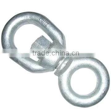 hot dip galbanized forged us type g401 galvanized carbon steel chain swivel