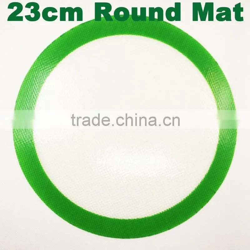 23 diameter silicone bho oil mats fda slick dab jar pads silicone rubber pad for dab wax concentrate mats silicon