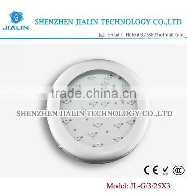 hydroponic vegetable equipments 25x3 watt led grow lights led light JL-G/3/25X3