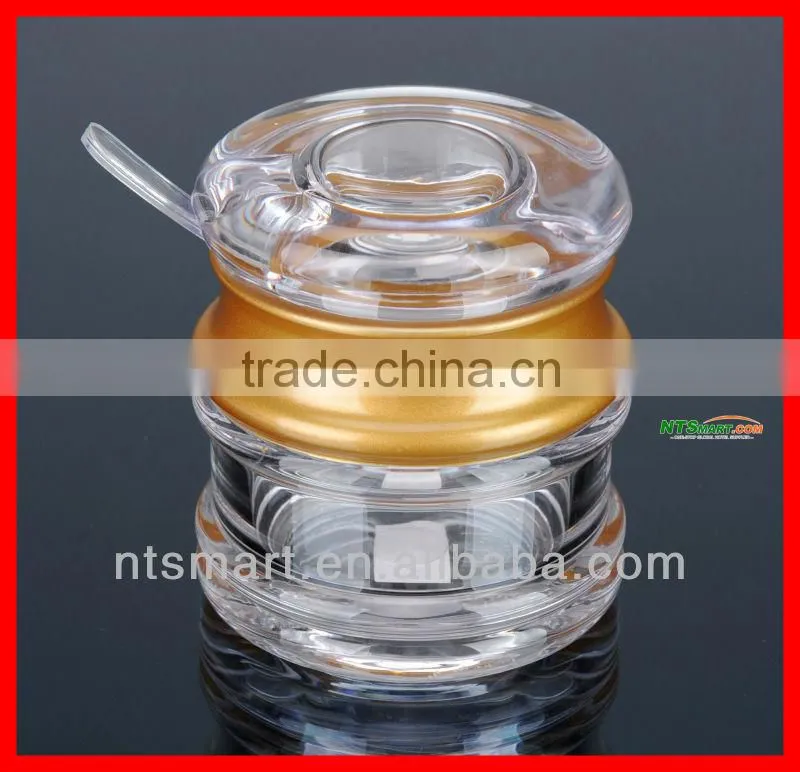 Acrylic Sauce Bottle, saucer