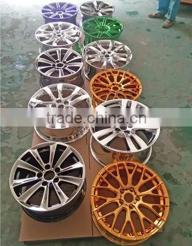 Car wheel hub vacuum magnetron sputtering coating machine