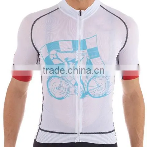 Custom cool design cycling jersey lightweight fabric with Factory price