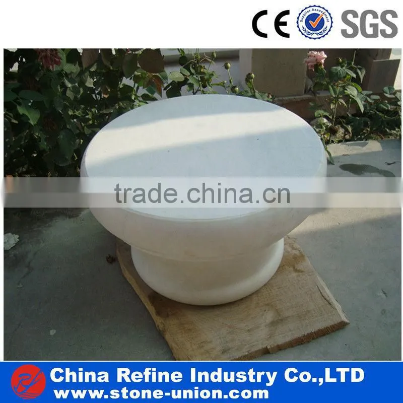 Pure White Marble Block