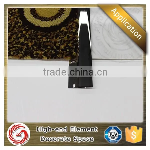Chromed bright durable edge floor trim aluminium carpet tile edge trim