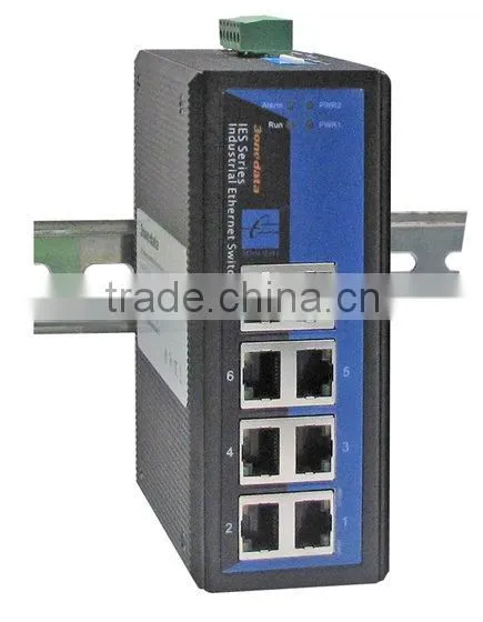 8-port 10/100M WEB Managed Redundant Industrial Ethernet Switch(IES608)