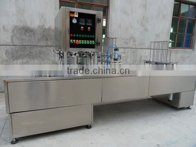 whey protein cups filling and sealing machine
