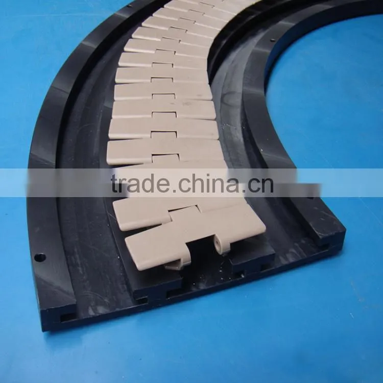Guangzhou custom plastic engineering products cnc machined making plastic guide rail