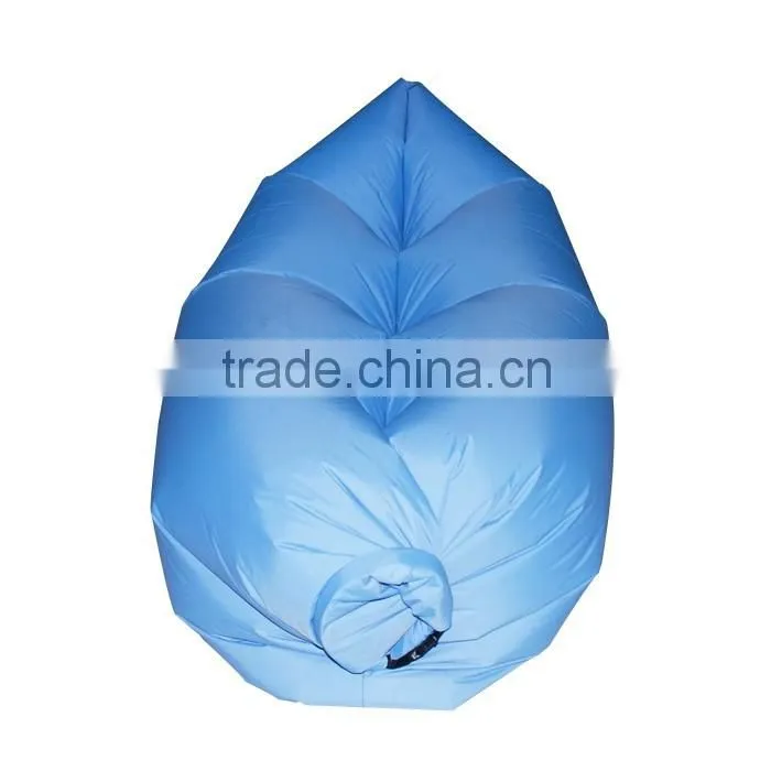 Popular Inflatable sleeping bag nylon 210T material waterproof outdoor sleeping bag
