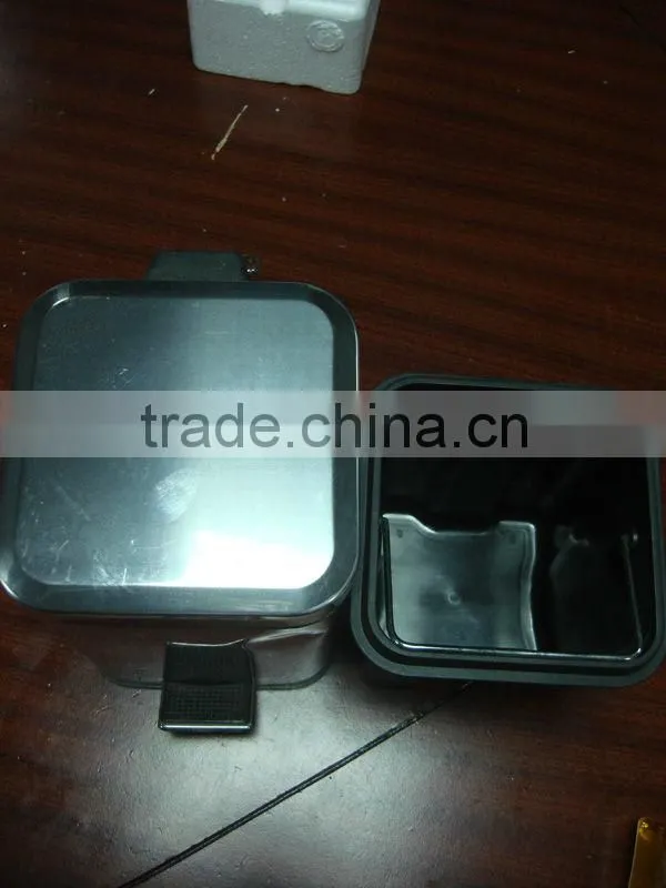 304 stainless steel flameproof dustbin with pedal