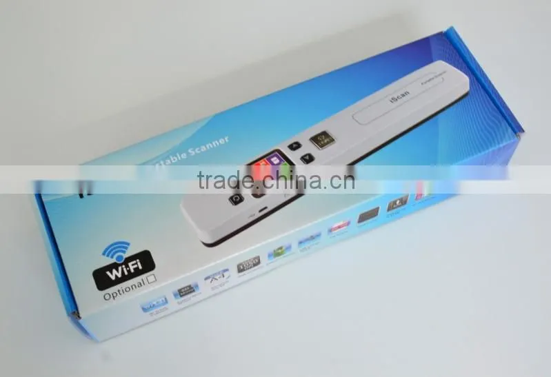 New coming dual roller rechargable handy scanner with HD preview screen