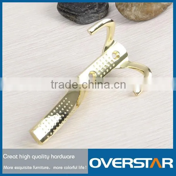Zinc Alloy Modern Square Long Handle Wall Clothes Hooks