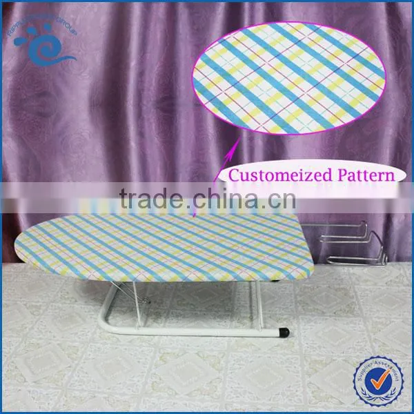 Tabletop Ironing Board 61.6*30.2*17.7CM TC Cloth Covered Wood Small Table Ironing Board