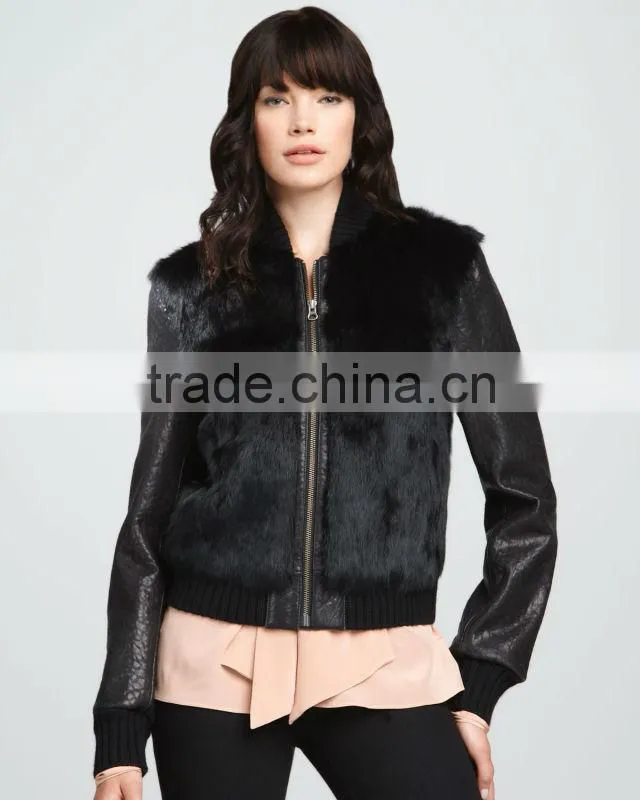 2013 new rabbit fur jacket