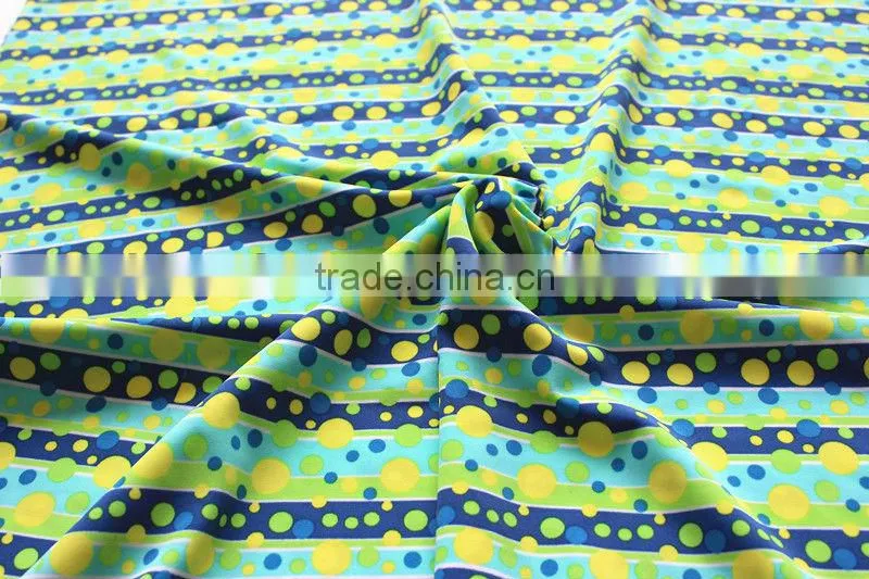 80%nylon 20%polyurethane printed swimwear fabric