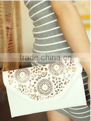 laser hollow clutch bag woman wallet guangzhou bag factory