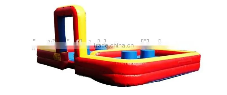 2 in 1 interactive game inflatable gladiator joust arena for sale