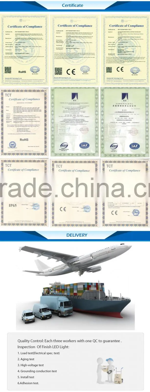 good quality 40w 50w 60w 70w 80w LED bulkhead light with 3 years warranty