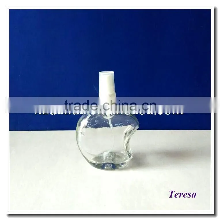 apple shaped perfume glass bottle