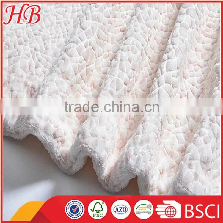 High Quality and Cheap Micro Fiber Jacquard flannel fleece blanketad
