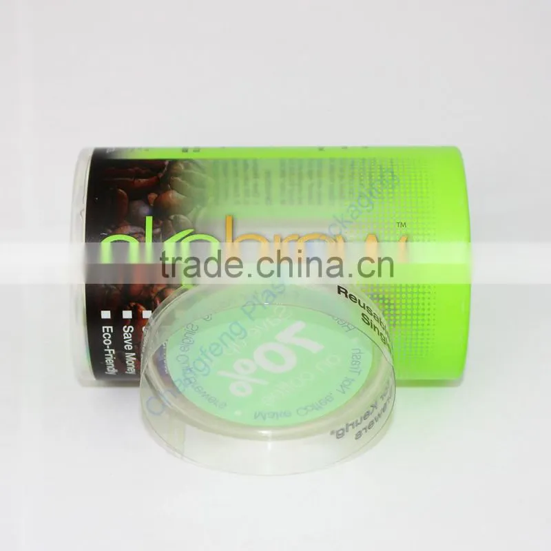 Eco-friendly Cylinder Clear Box