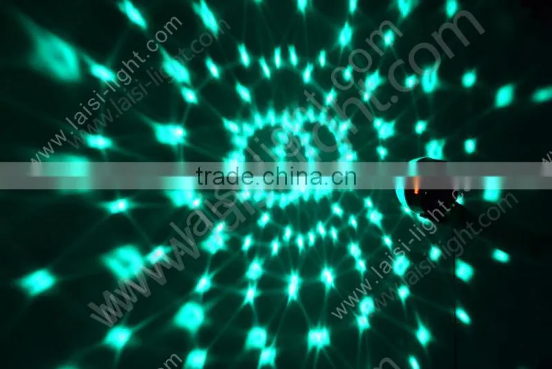 DJ disco light Mirror 6pcs*3W LED Crystal Ball, mini LED Crystal Ball for Christmas Decoration