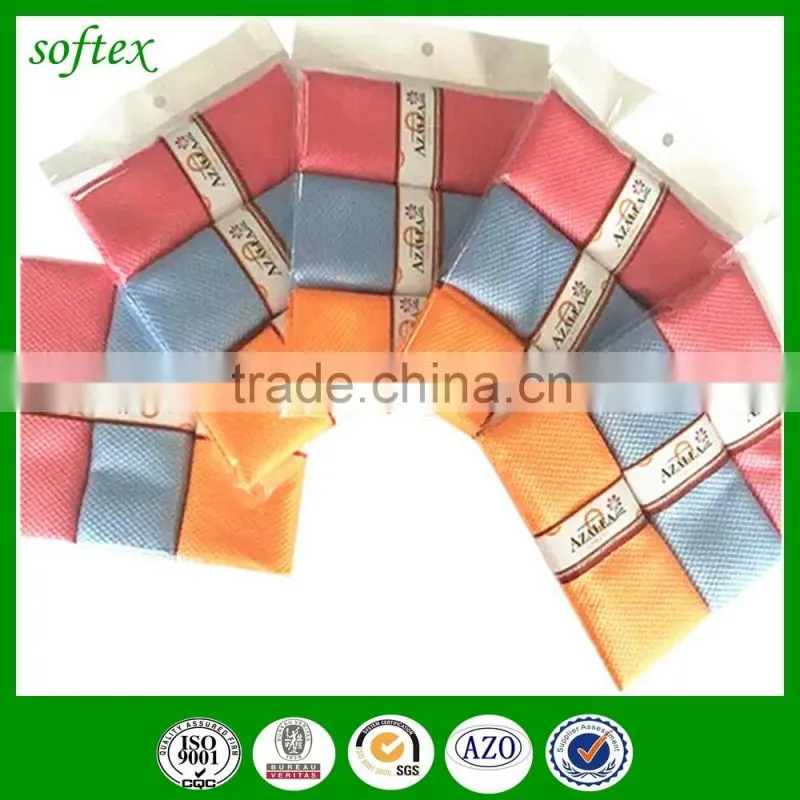 solid color kitchen microfiber cleaning towel