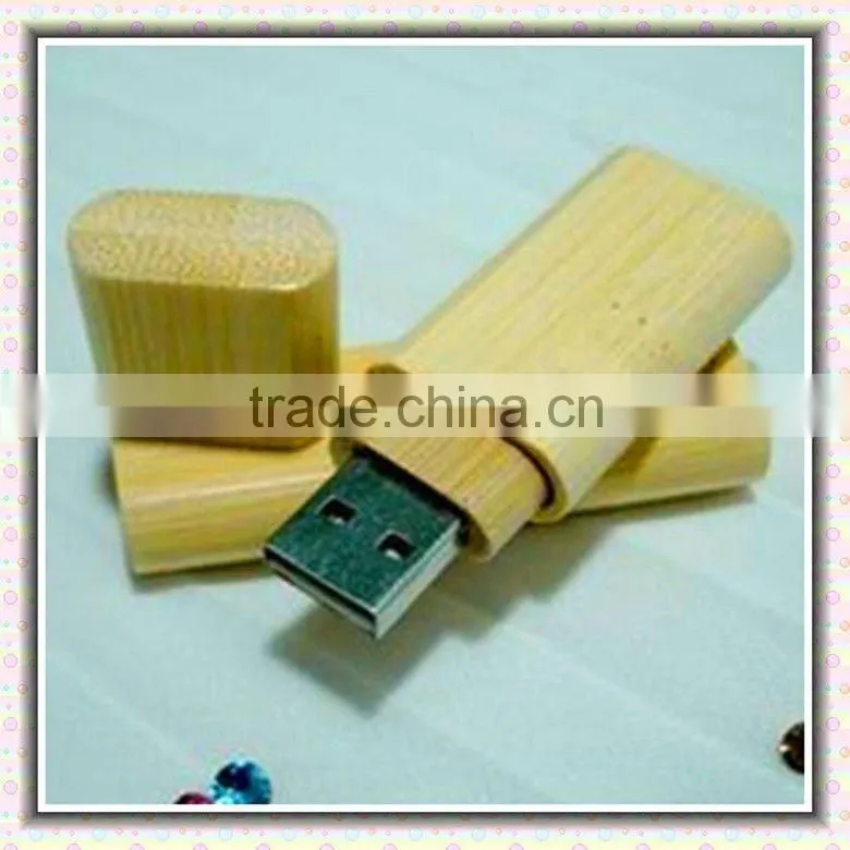 Bamboo shape Wooden USB flash drive