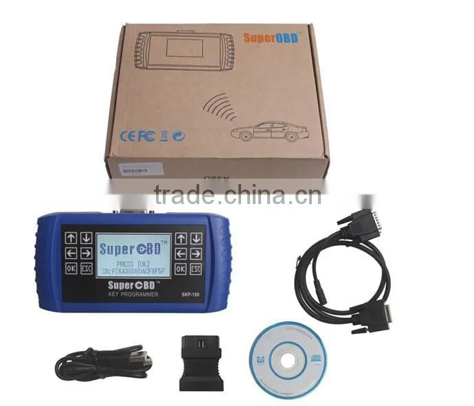 2015 Original SuperOBD SKP-100 Key Programmer SKP100 high quality SuperOBD SKP 100 with free update OBD2 key prog