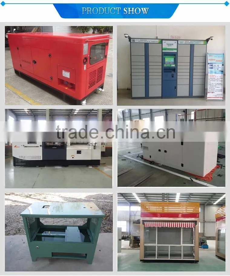 Custom made metal outdoor equipment enclosure