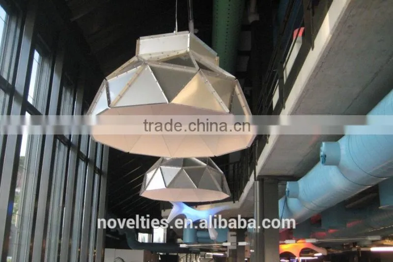 Dutch Designer Hanging Lamp Heavy Industrial Look-and-Feel Metal Triangles Pendant Lights
