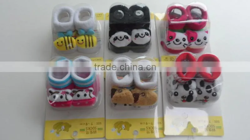BC1095 cheap antislip Animal designs baby socks