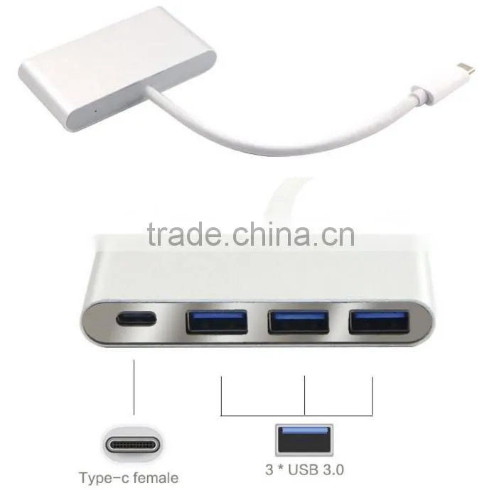 USB Type-C Hub to 3USB and USB C