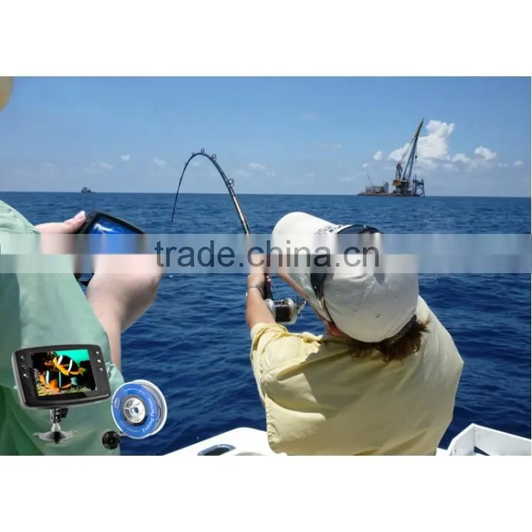 3.0'' LCD Monitor Best Underwater Fishing Video Camera with LED and 50m Cable
