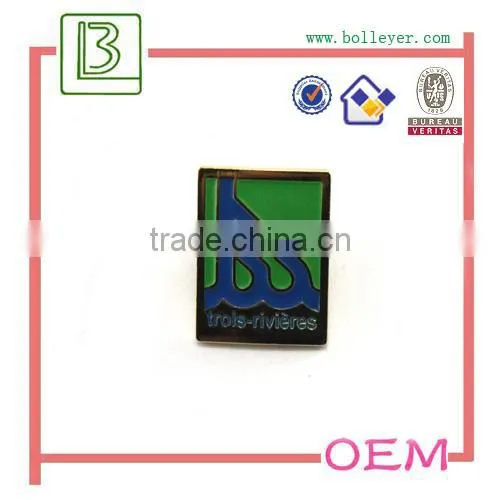 company logo gold metal pin badges
