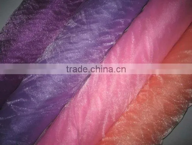 Flower Wrapping Snow Organza Fabric Roll